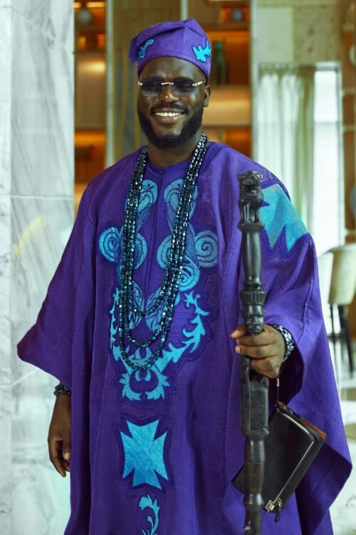 Agbada Royal Purple and Blue