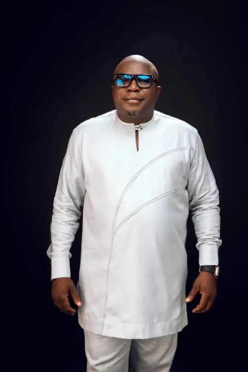 Long sleeve Kaftan In White