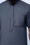 Kaftan Grey Kaftan Short Sleeve